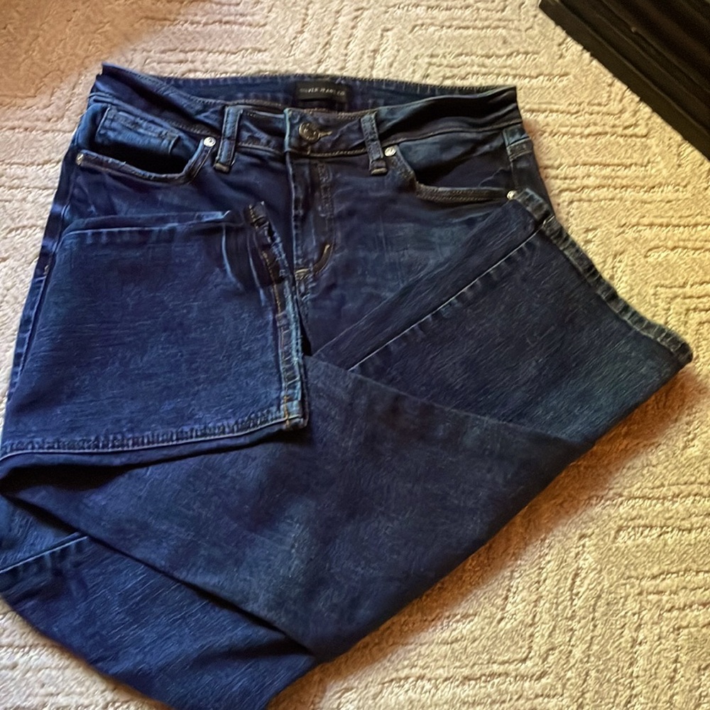Silver jeans. Never worn